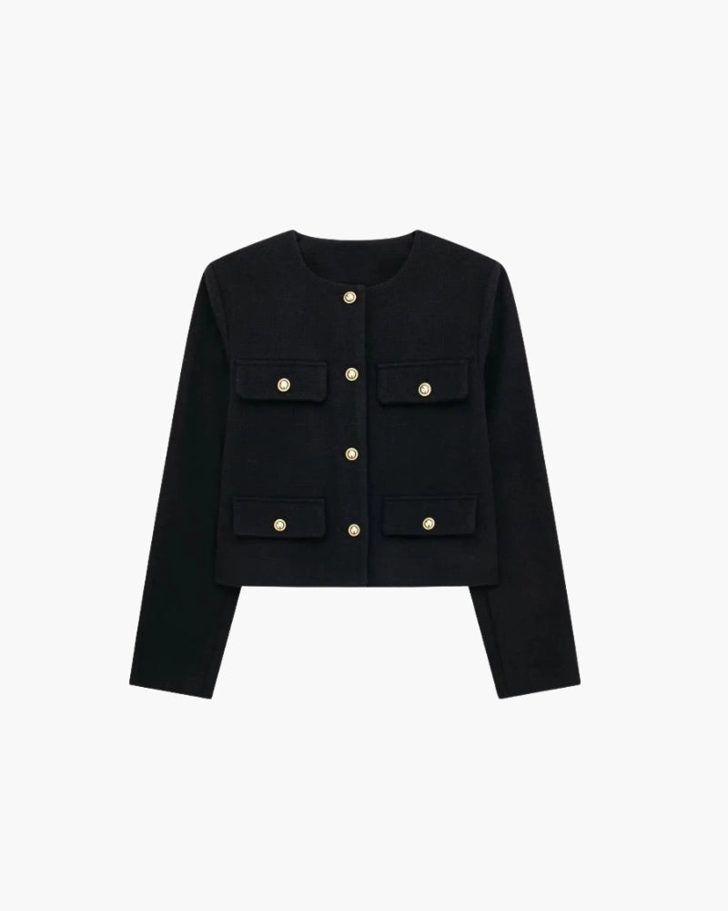 Savile Crop Blazer - Dalm Fashion