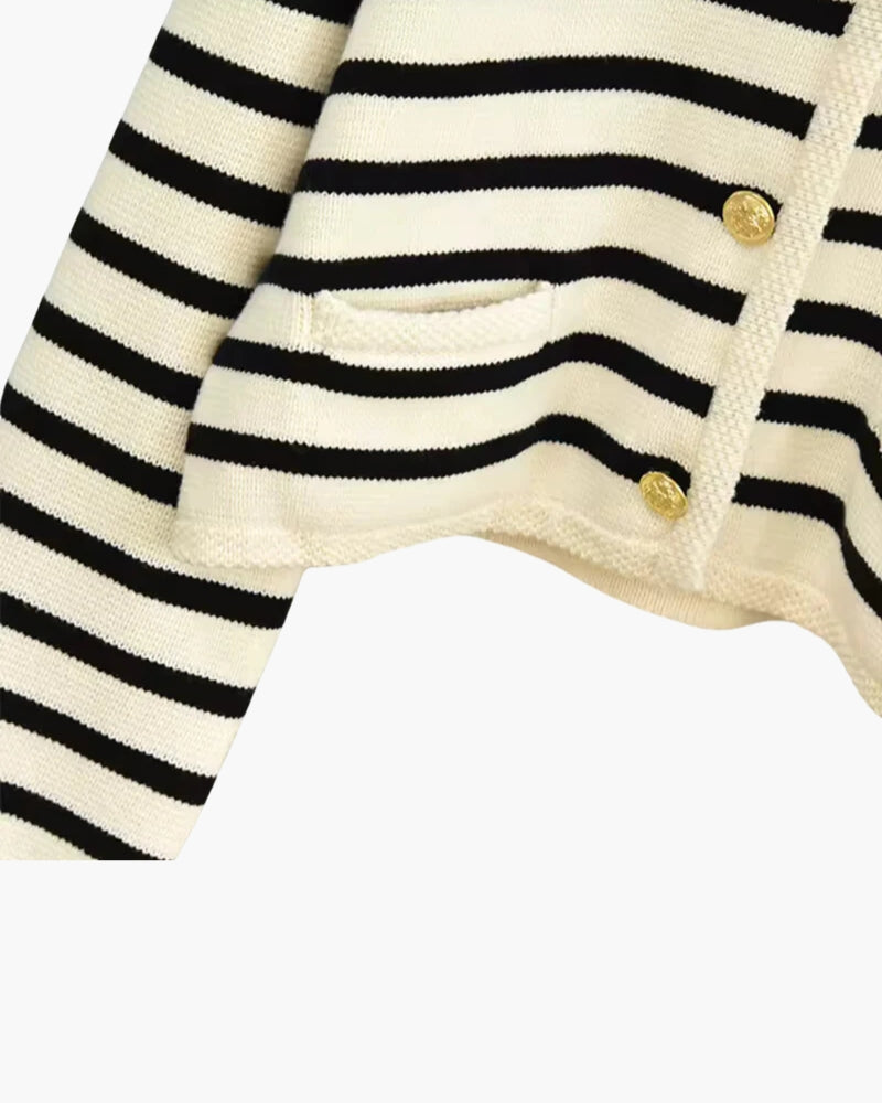 Premium Striped Wool Vest - Dalm Fashion