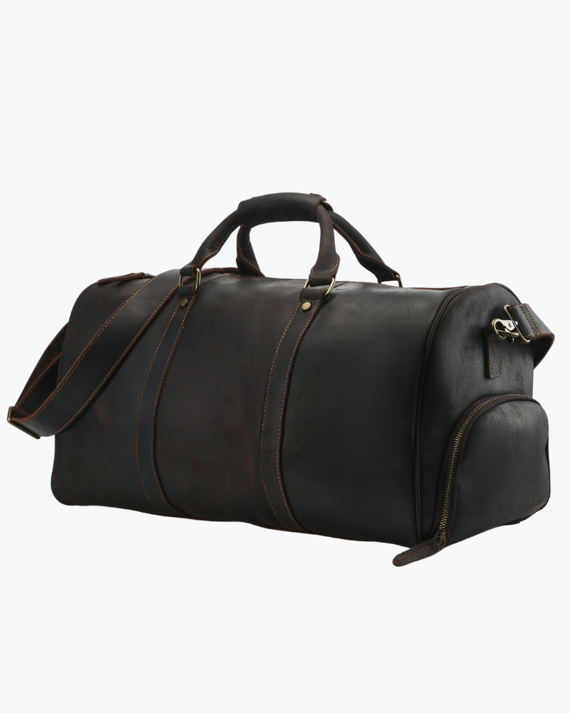 Montague Leather Duffle - Dalm Fashion