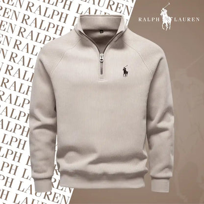 Ralph Lauren Thermal Cotton Zip-Up Sweater - Dalm Fashion