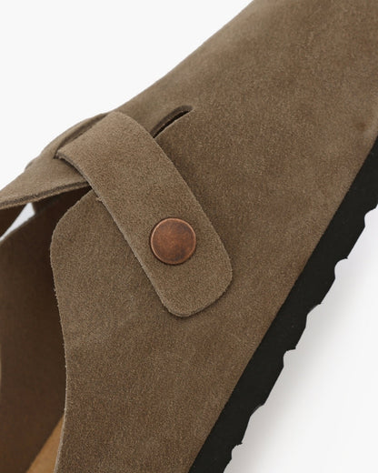 Old Money Suede Clogs - Dalm Fashion