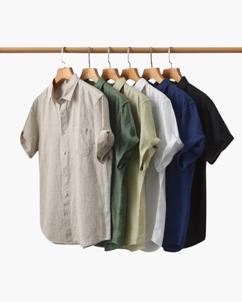 Cape Town - Linen Shirt (Shortsleeve) - Dalm Fashion