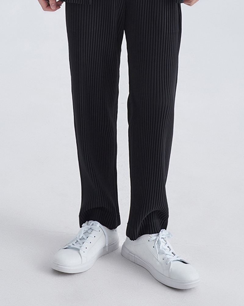 Ribbed Cotton Pantalon - Dalm Fashion