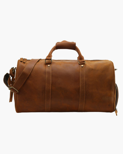 Montague Leather Duffle - Dalm Fashion