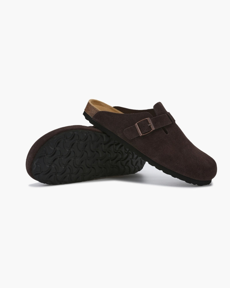 Old Money Suede Clogs - Dalm Fashion
