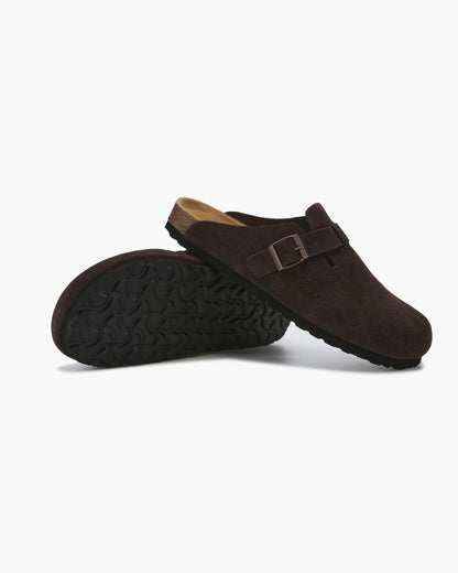 Old Money Suede Clogs - Dalm Fashion