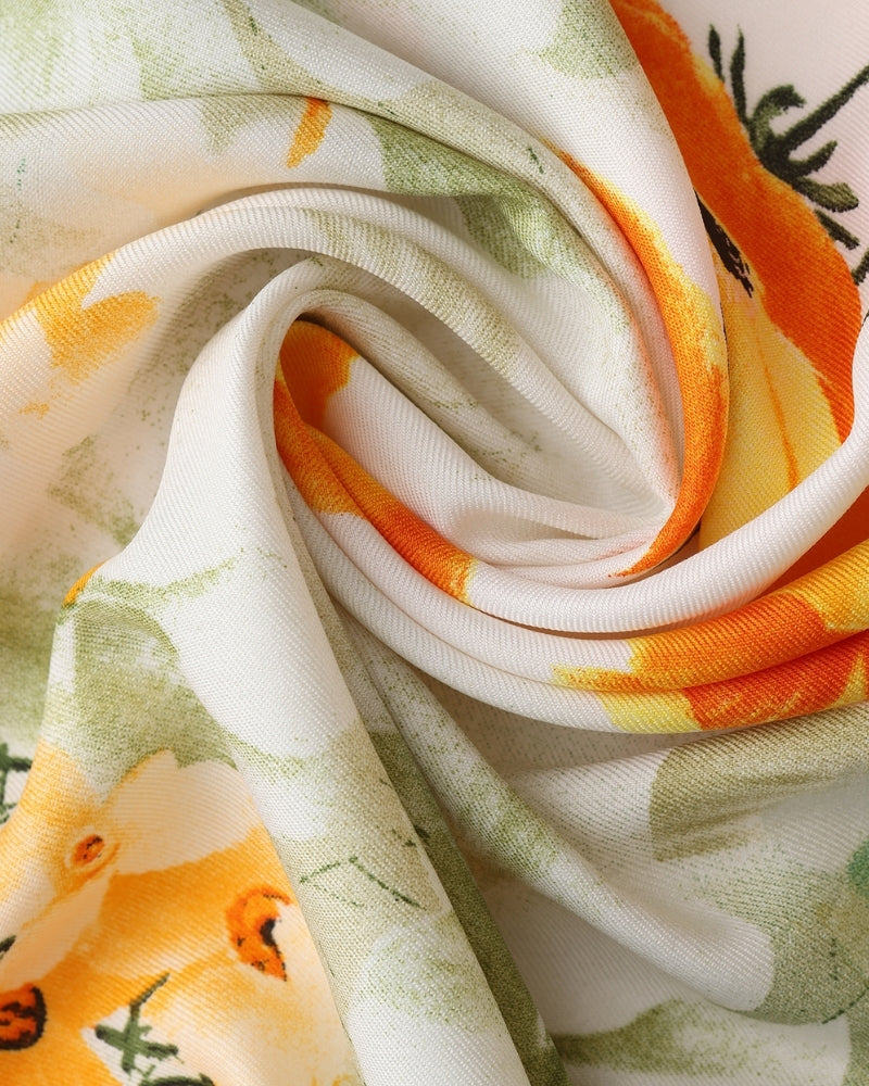Old Money Impressionist Garden Scarf - Dalm Fashion