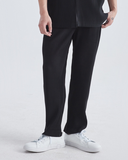 Ribbed Cotton Pantalon - Dalm Fashion