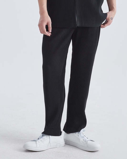 Ribbed Cotton Pantalon - Dalm Fashion