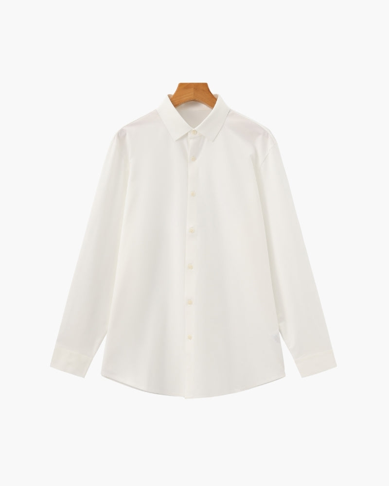 Tailored Cotton Flex Shirt - Dalm Fashion