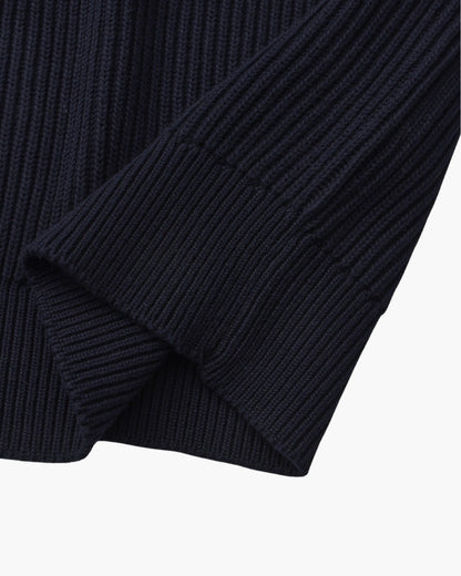 Rib Knit Crewneck - Dalm Fashion