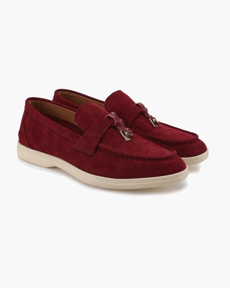 Suede Lady Loafers - Dalm Fashion