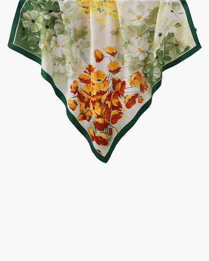 Old Money Impressionist Garden Scarf - Dalm Fashion