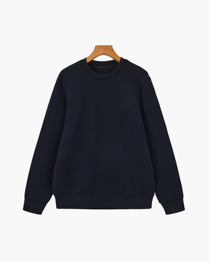 Classic Modal Blend Crewneck Sweatshirt - Dalm Fashion