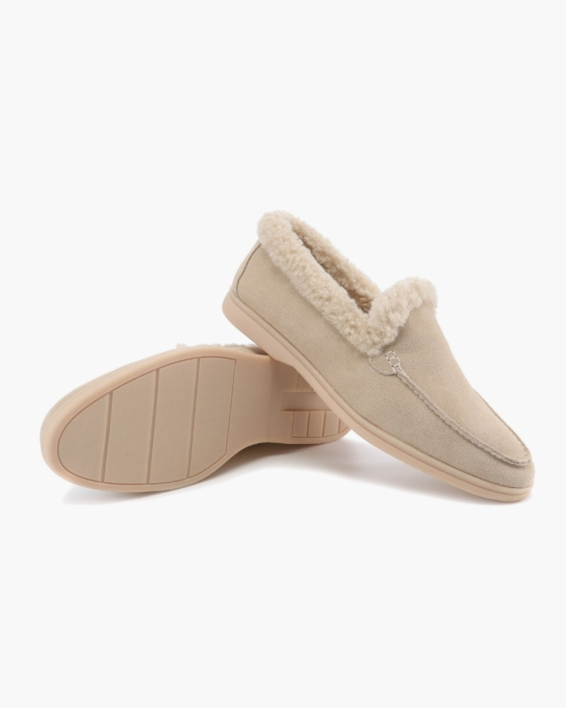 Fur-Lined Premium Loafers - Dalm Fashion