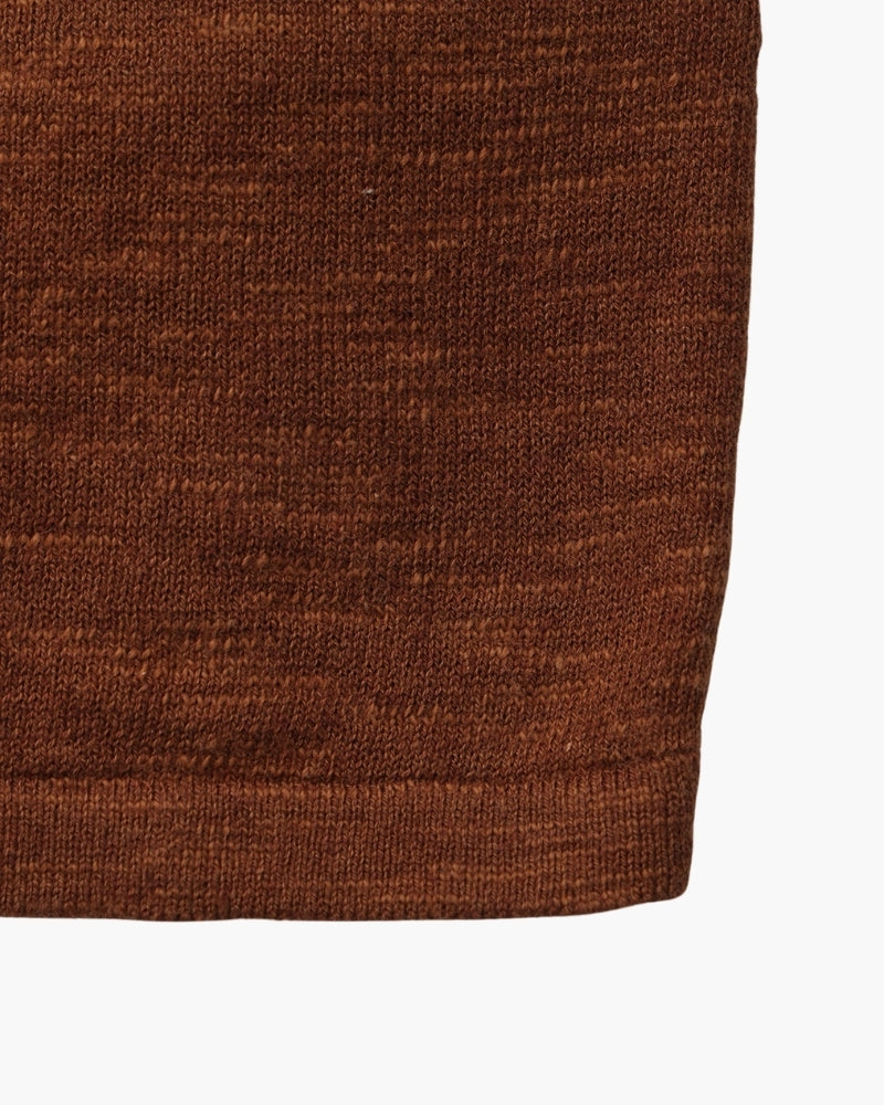 Linen Cotton Essential Crewneck - Dalm Fashion