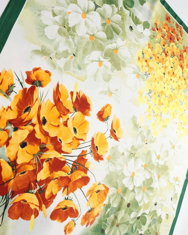 Old Money Impressionist Garden Scarf - Dalm Fashion