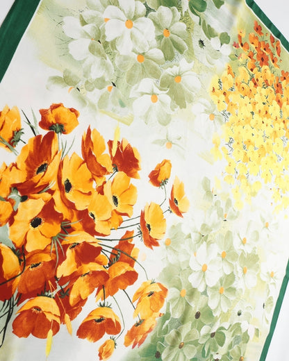 Old Money Impressionist Garden Scarf - Dalm Fashion
