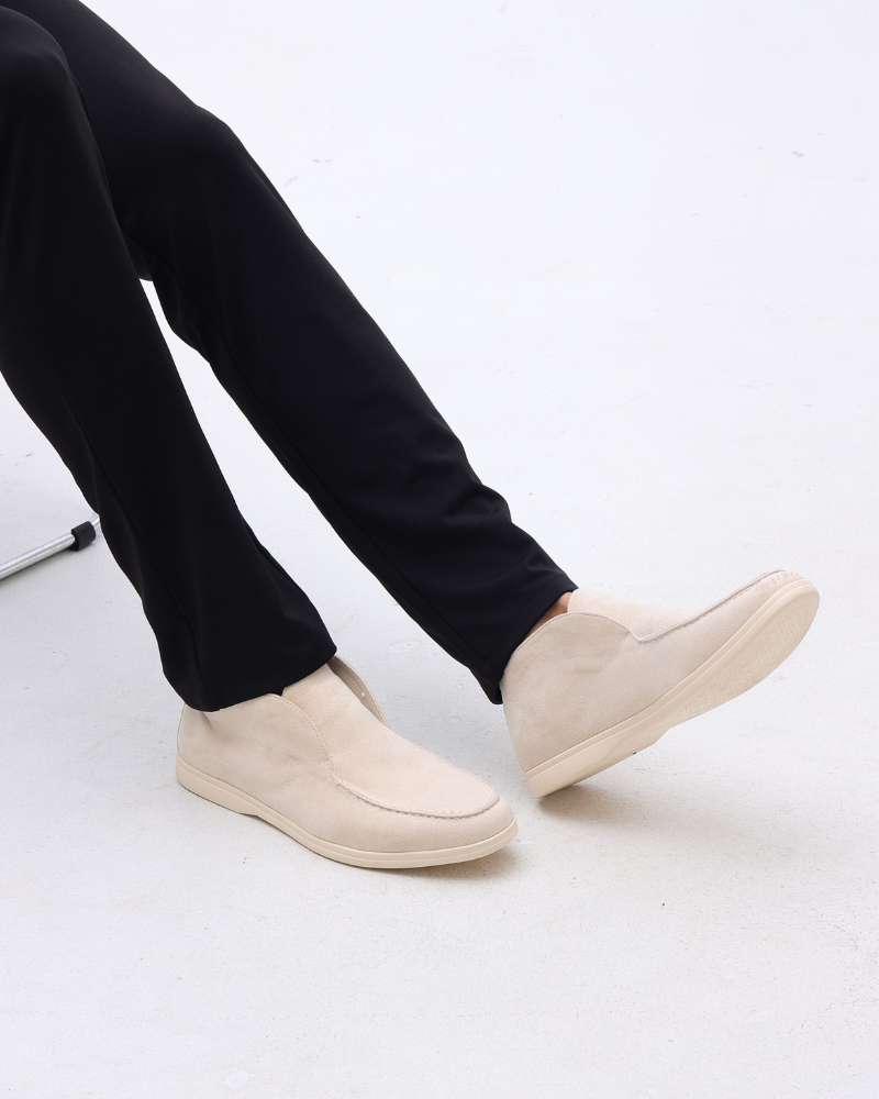 High Suede Loafers - Dalm Fashion