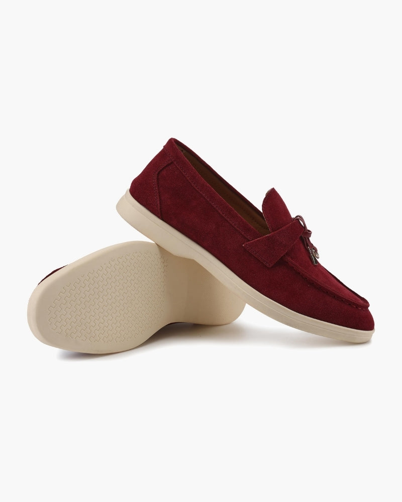 Suede Lady Loafers - Dalm Fashion