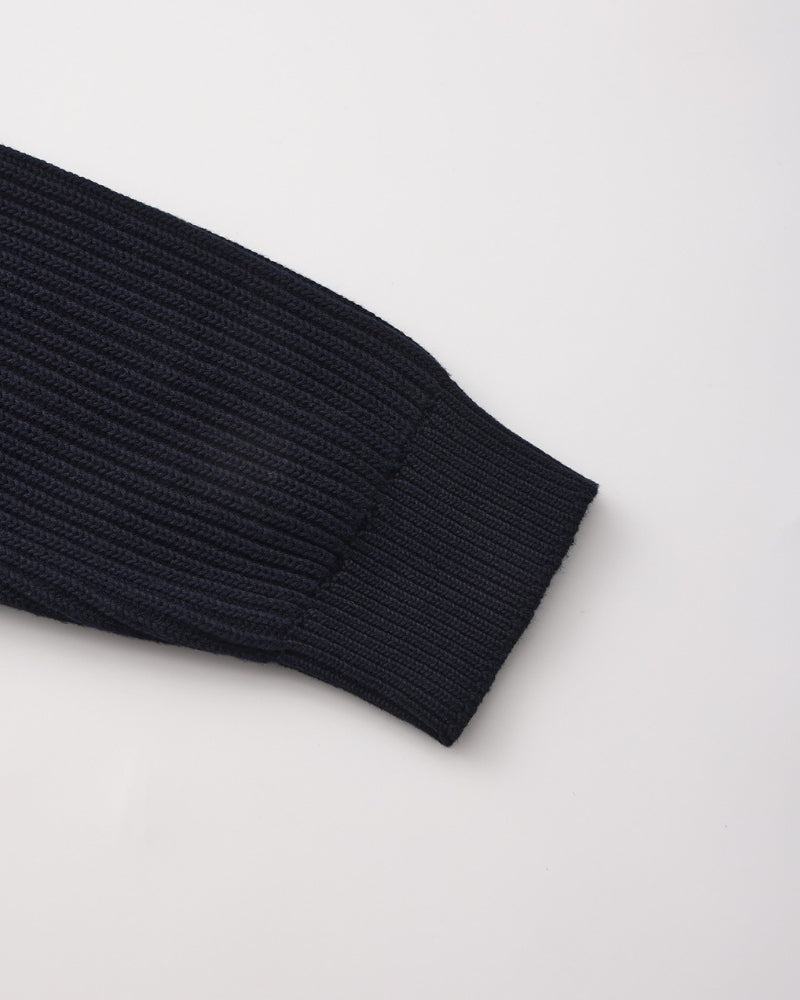 Rib Knit Crewneck - Dalm Fashion