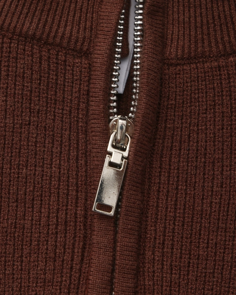 Refined Half-Zip Knit Pullover - Dalm Fashion