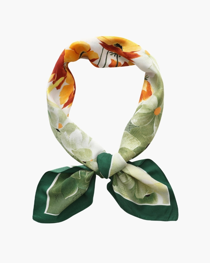 Old Money Impressionist Garden Scarf - Dalm Fashion