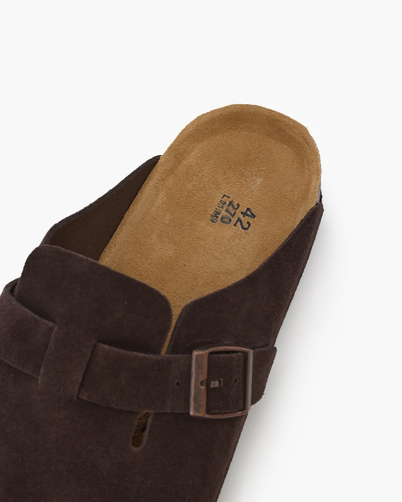 Old Money Suede Clogs - Dalm Fashion
