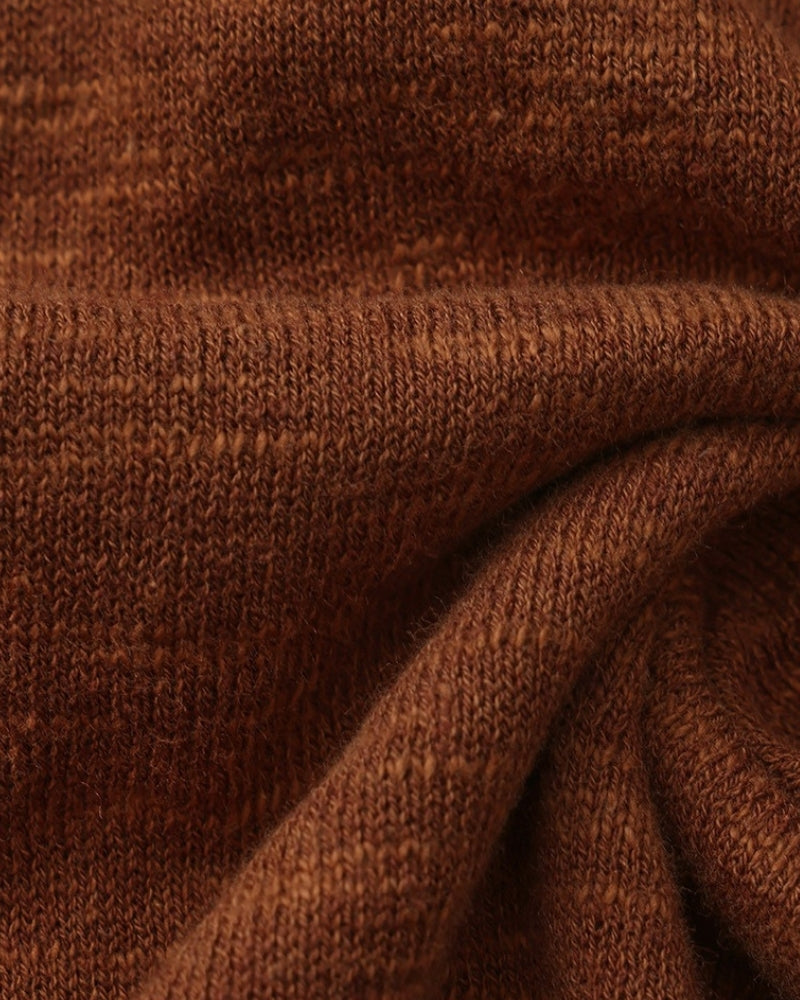 Linen Cotton Essential Crewneck - Dalm Fashion