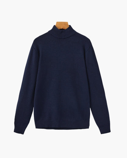 Essential Ribbed Mock Neck Sweater - Dalm Fashion