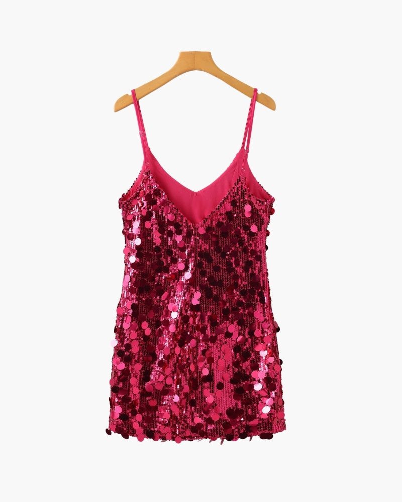 Sequin Party Mini Dress - Dalm Fashion