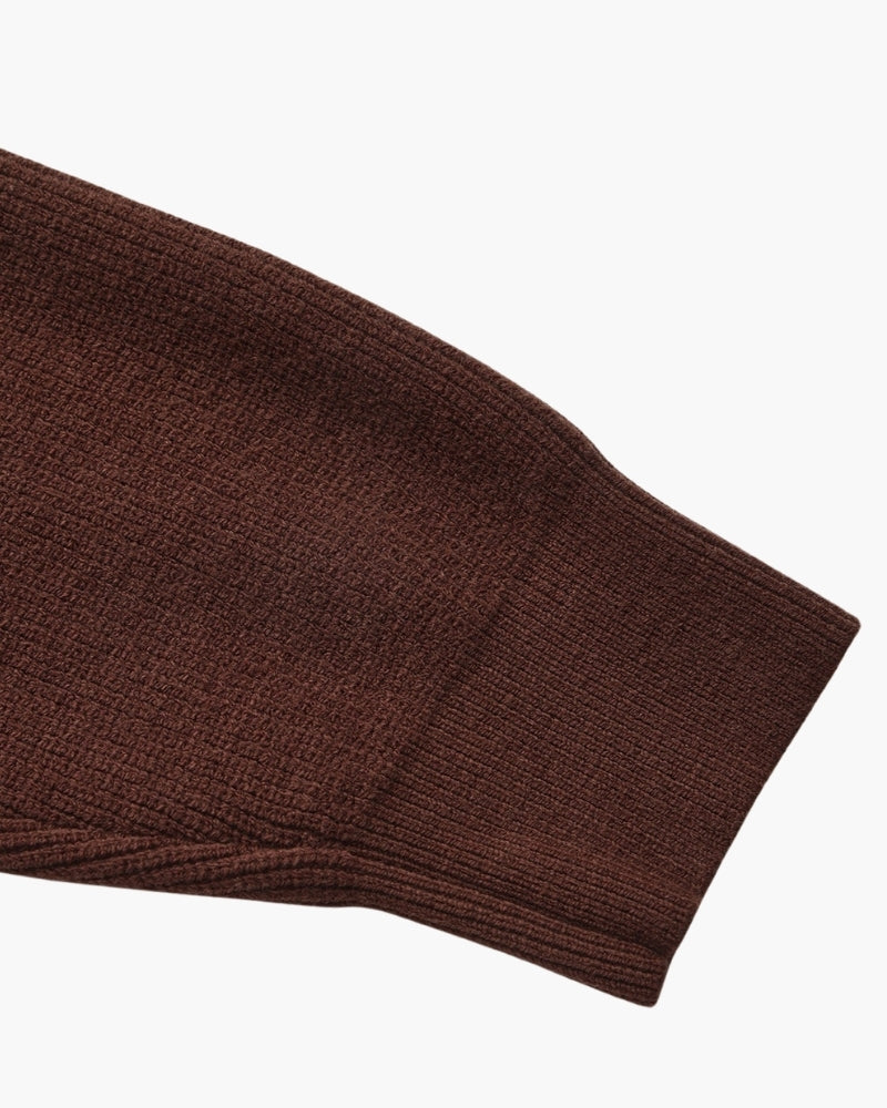 Refined Half-Zip Knit Pullover - Dalm Fashion