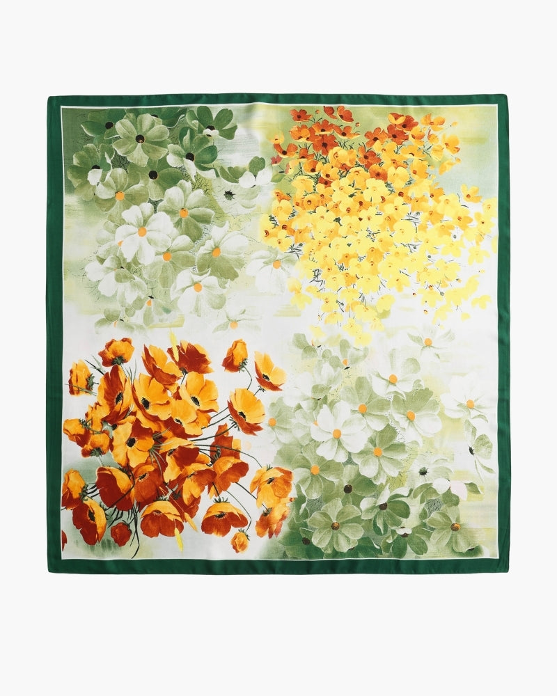 Old Money Impressionist Garden Scarf - Dalm Fashion