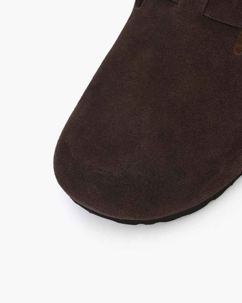 Old Money Suede Clogs - Dalm Fashion