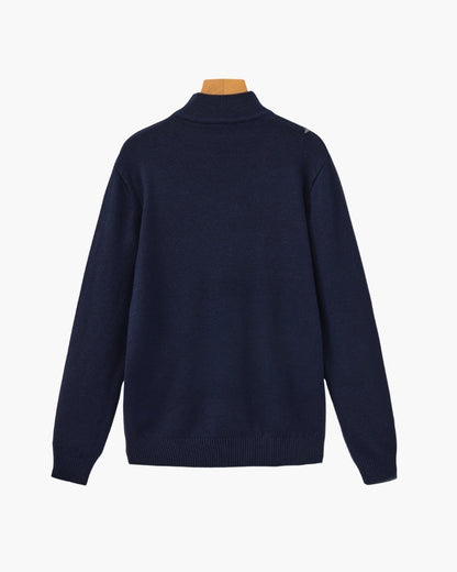 Essential Ribbed Mock Neck Sweater - Dalm Fashion