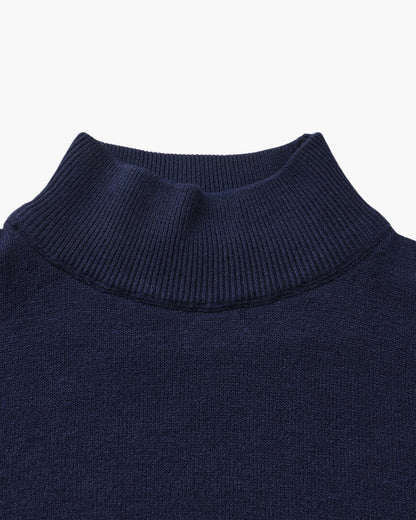 Essential Ribbed Mock Neck Sweater - Dalm Fashion
