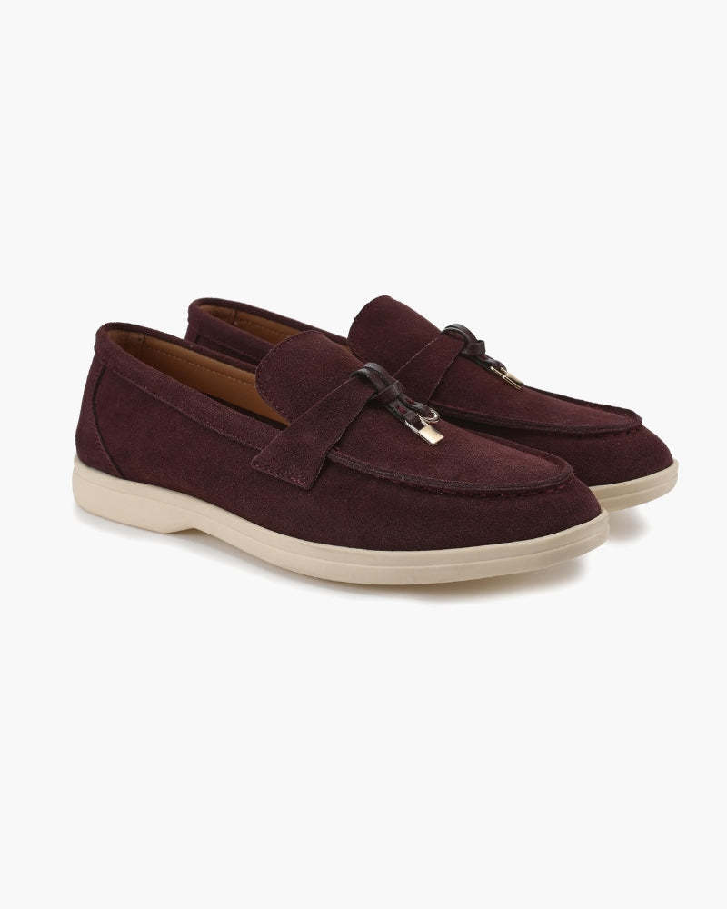 Suede Lady Loafers - Dalm Fashion