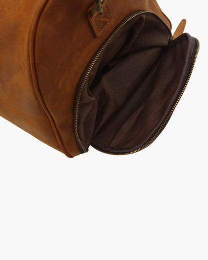 Montague Leather Duffle - Dalm Fashion
