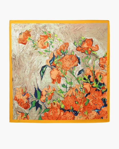 Old Money Impressionist Garden Scarf - Dalm Fashion