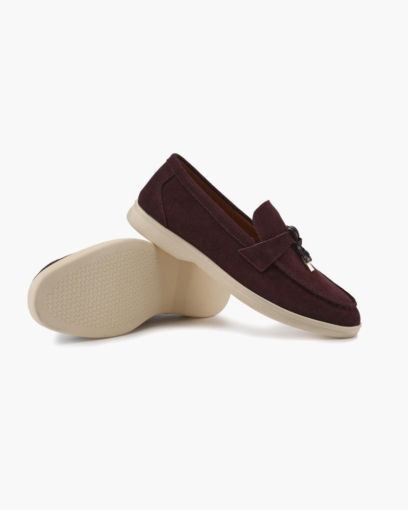 Suede Lady Loafers - Dalm Fashion