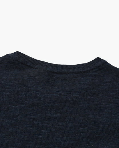 Linen Cotton Essential Crewneck - Dalm Fashion