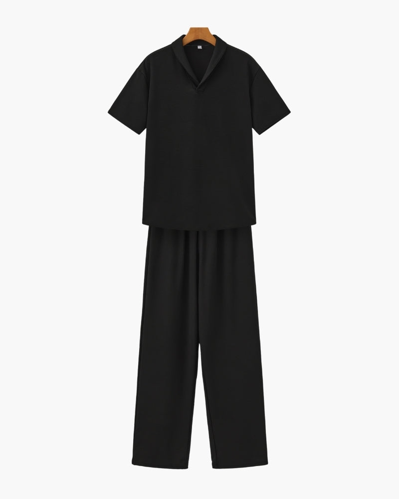 Polo & Pantalon Set - Dalm Fashion