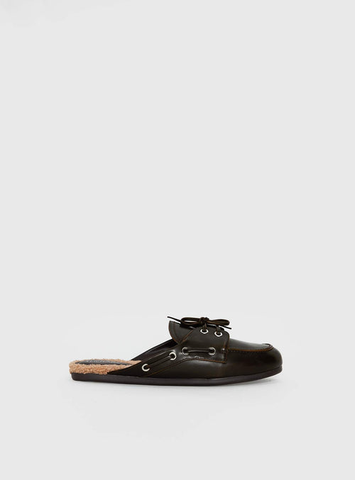 Therapy Shuttle Clogs Burnished Brown