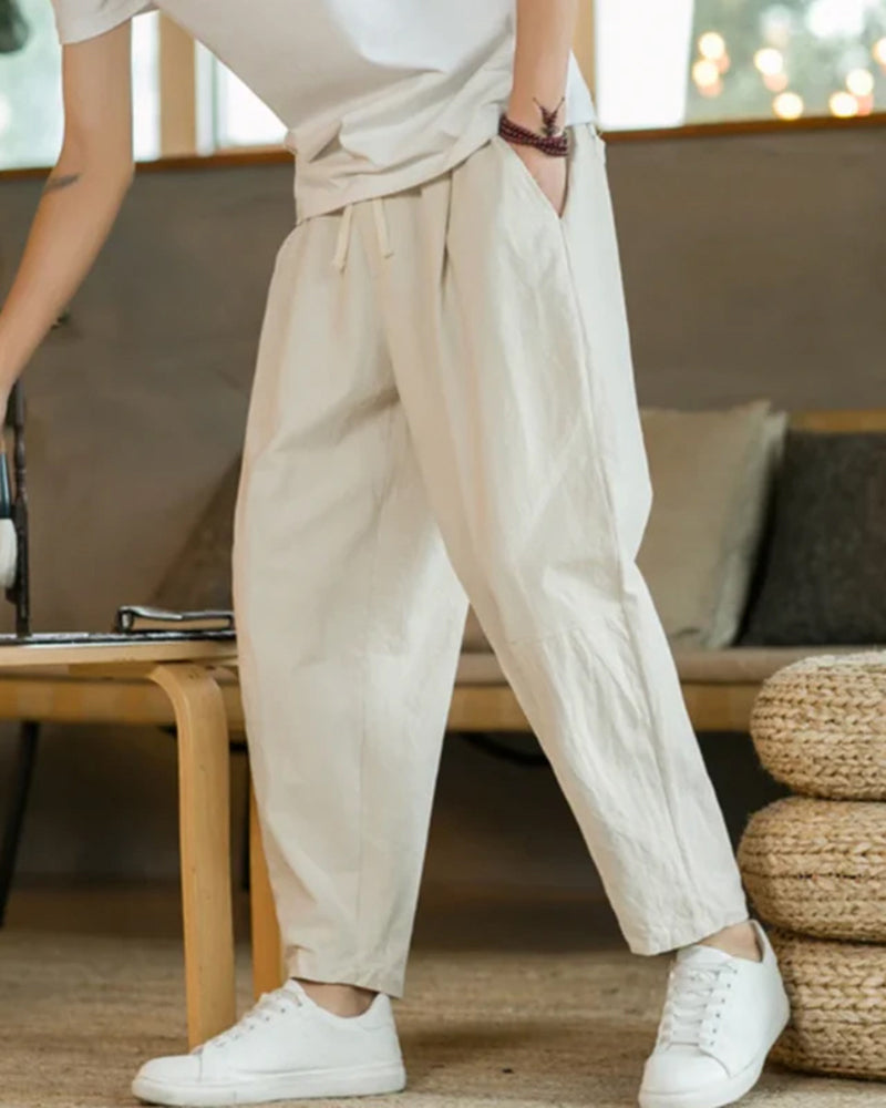 Cancun Cotton Pantalon - Dalm Fashion