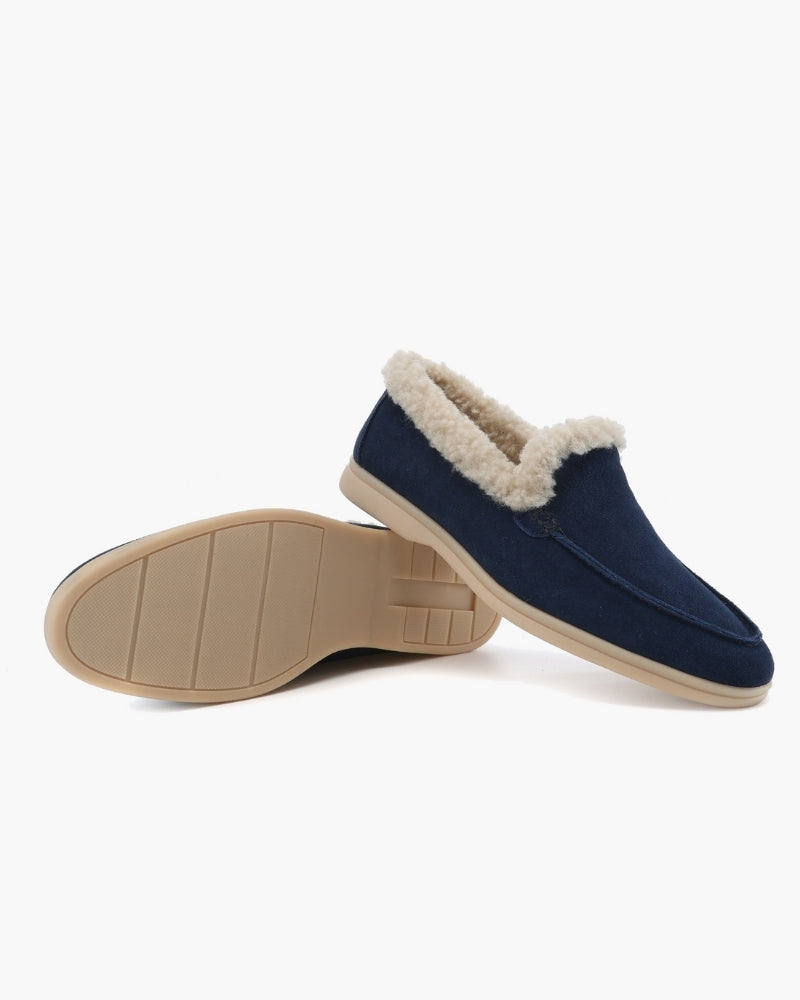 Fur-Lined Premium Loafers - Dalm Fashion