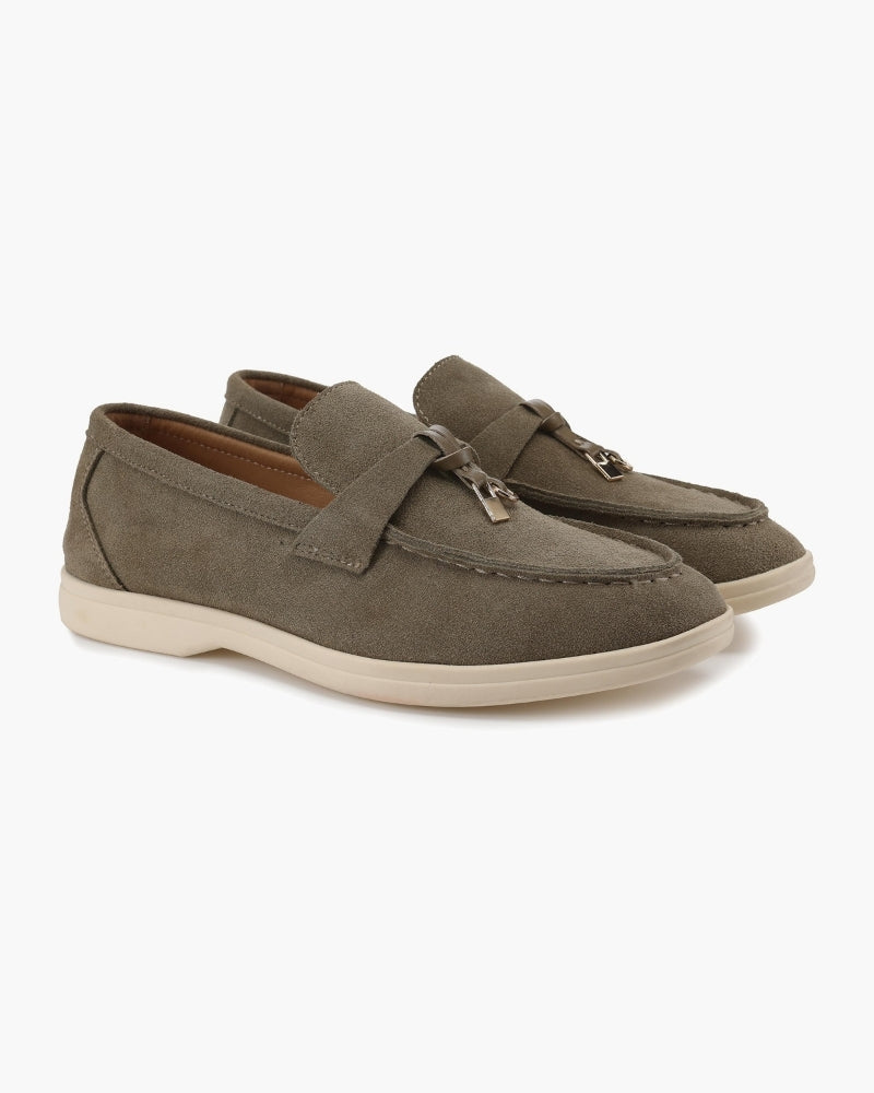 Suede Lady Loafers - Dalm Fashion