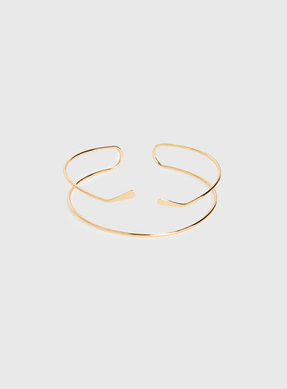 Through The Summer Arm Cuff Gold