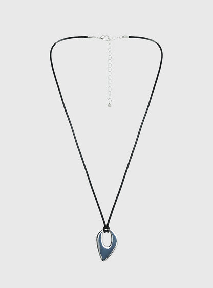 Demetria Pendant Necklace Silver