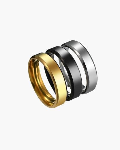Trinity Steel Ring - Dalm Fashion