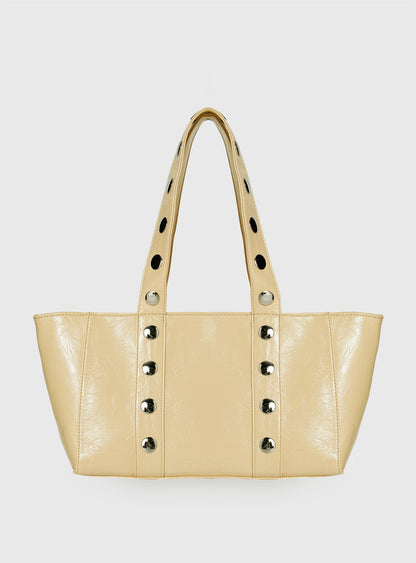 Fever Dreams Eyelet Shoulder Bag Yellow